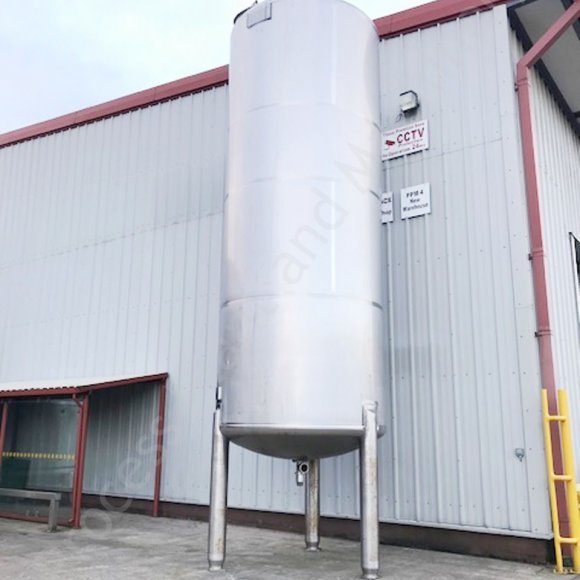 20,000 Ltr 316 Grade Stainless Steel Single Skinned Holding tank